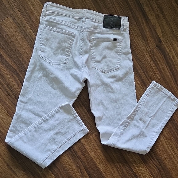West 49 Slim Straight White Jean Size 28/32 - Picture 3 of 5